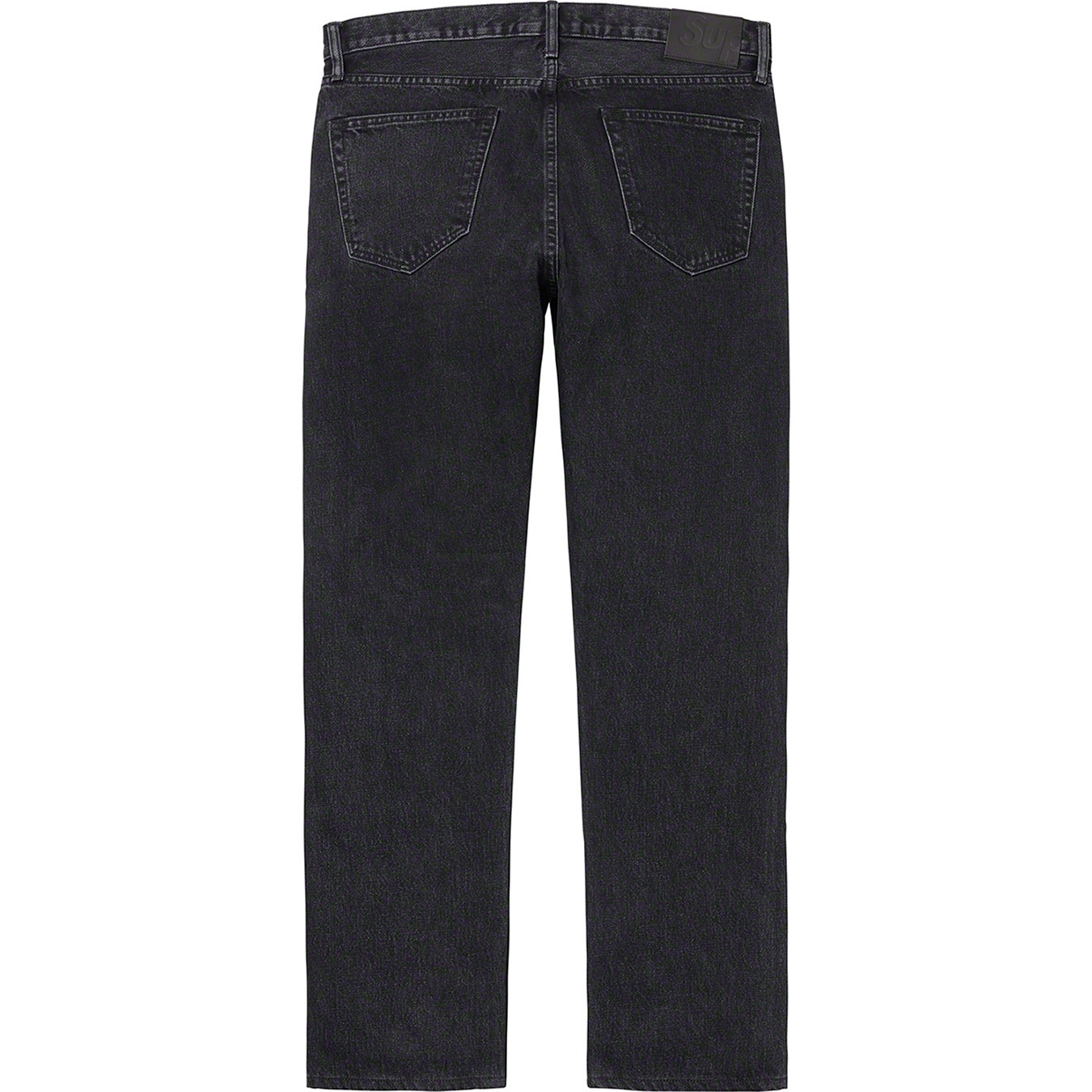 Stone Washed Black Slim Jean view 3